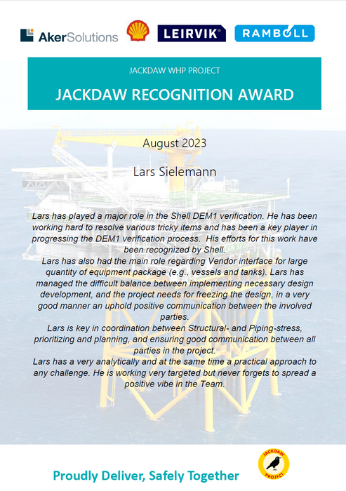 Diploma Joint Recognation Award